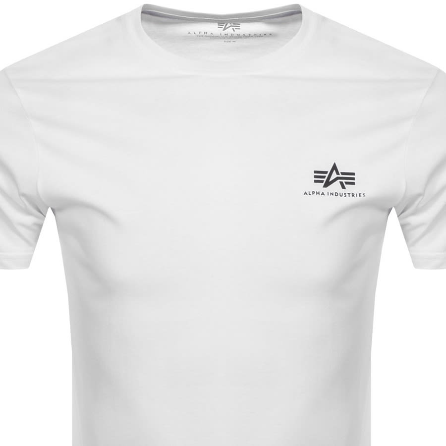 Alternative Image for ProductAlpha Industries Basic Logo T Shirt White2